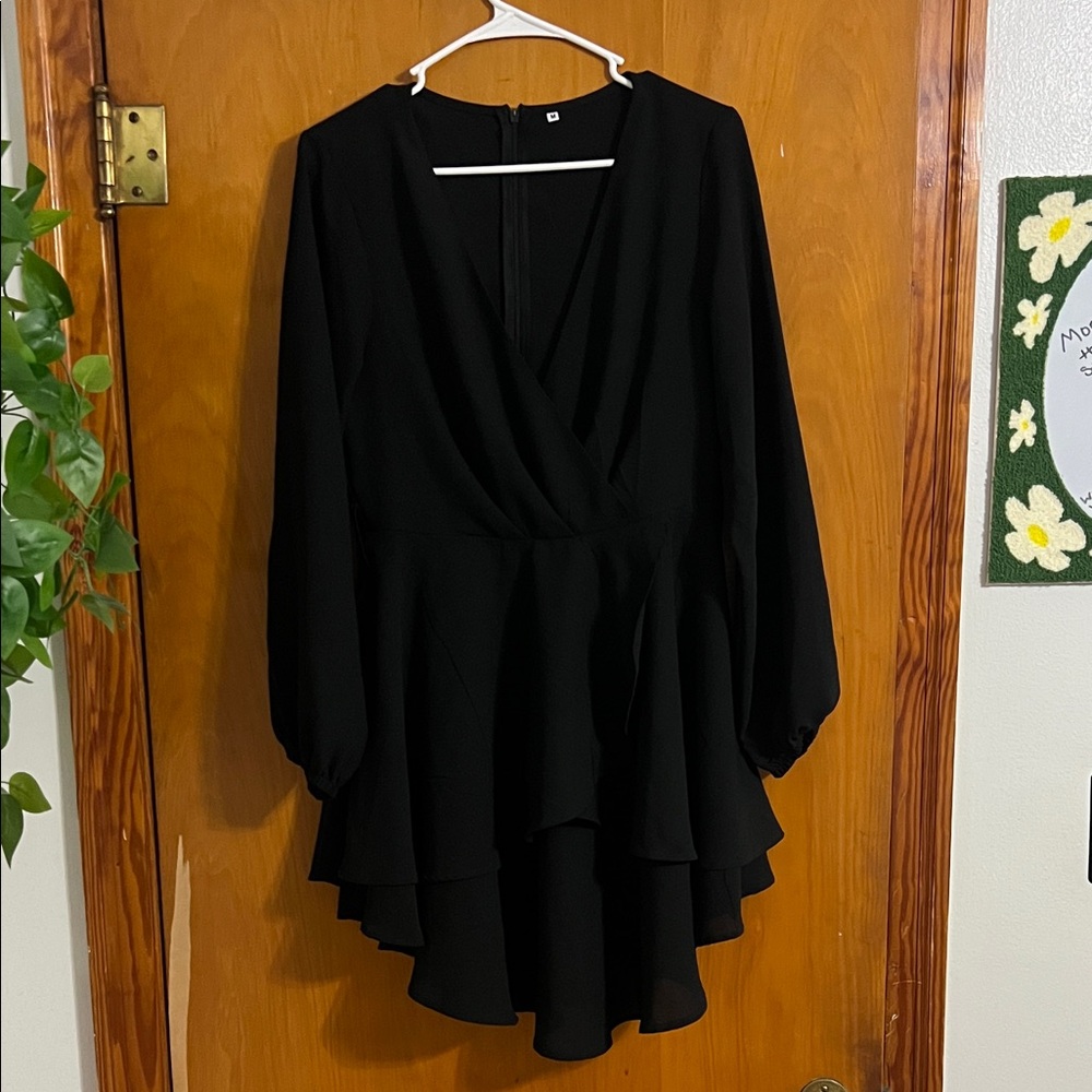 Elegant Black Women's Dress